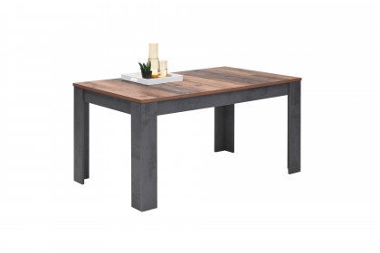 Indiana-dining aus der Kollektion Letz - Esstisch mit Synchronauszug