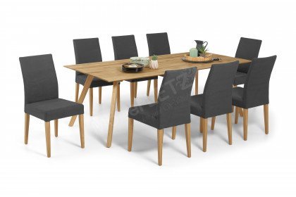 Tischsystem aus der Kollektion Letz - Esszimmertisch in Eiche naturel