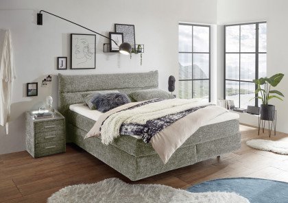 Zandvoort von ED-Lifestyle - Boxspringbett 180 mixed grey