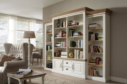 Chic Oak von XO Interiors - Bücherrregal in Warmweiß/ Eiche