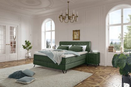 Diamond-Dream von ED-Lifestyle - Boxspringbett 180 winter moss