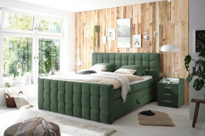 Mendoza 6 von ED-Lifestyle - Boxspringbett 180 winter moss