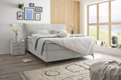 Seattle von ED-Lifestyle - Boxspringbett silver