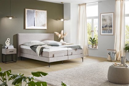 Topmotion Slim von Ole Gunderson - Boxspringbett KT TM 13 beige mit Motor