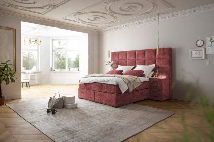 Naro XL von ED-Lifestyle - Boxspringbett 180 chianti