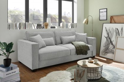 Melvin von ED-Lifestyle - Schlafsofa silver