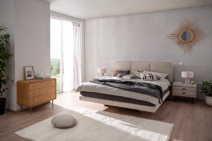 Levia-Dream von ADA Mindful Living - Boxspringbett 180 grey-beige