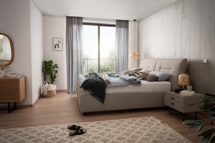 Lepida von ADA Mindful Living - Polsterbett grey-beige