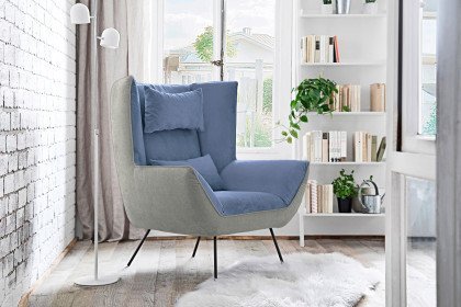 Matta B 2093 von MONDO - Sessel sky-light-grey