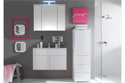 Spice aus der Kollektion Letz - Badezimmer weiß Hochglanz