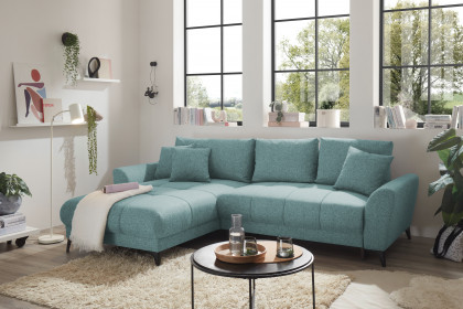 Bern-LE24 von ED-Lifestyle - Ecksofa Variante links mint