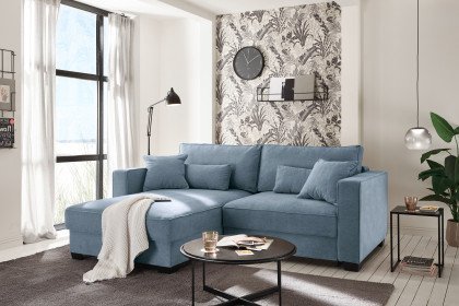 Melvin von ED-Lifestyle - Ecksofa Variante links denim