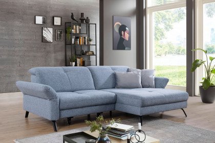 SO 4400 von set one by Musterring - Ecksofa Variante rechts eisblau