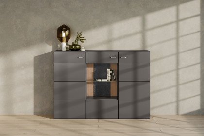 Tacoma von set one by Musterring - Highboard in Graphit