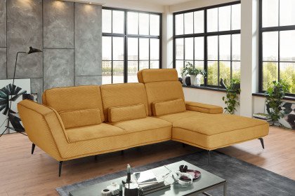 SO 4500 von set one by Musterring - Ecksofa rechts mustard