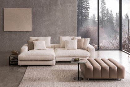 Berry-LE24 von designwerk - Ecksofa links cloud-dancer