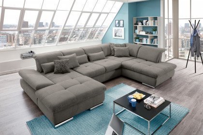 SO 4100 von set one by Musterring - Polstergarnitur rechts grey