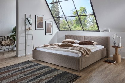 Cube-Dream von Meise Möbel - Polsterbett 180 taupe