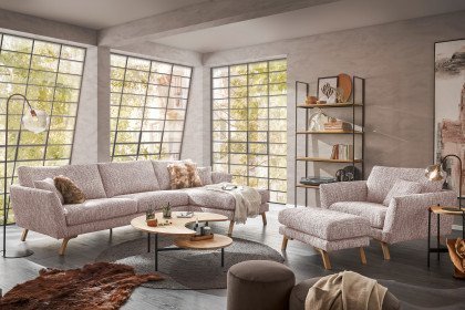Detroit von set one by Musterring - Eckcouch rechts rose