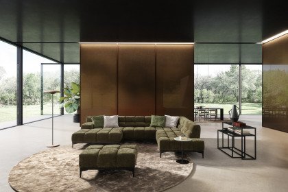 Oasis-LE24 von designwerk - Wohnlandschaft bronzo
