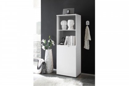 Spice-Office aus der Kollektion Letz - Standregal mit zwei offenen Fächern & 1 Tür