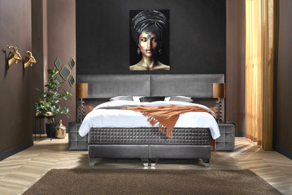 Brut von Serta - Boxspringbett Express taupe