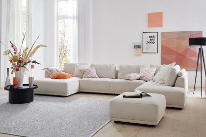 PM200 von Musterring - Wohnlandschaft rechts white