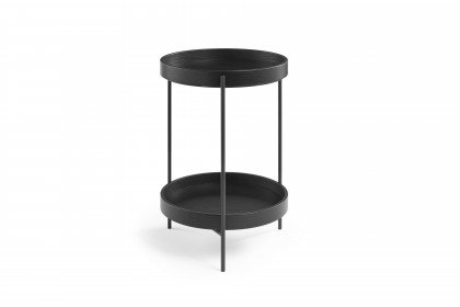 CT100 von Musterring - Beistelltisch mit 2 Tabletts Eiche schwarz