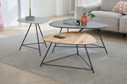 Nara von Musterring - Couchtisch Asteiche natur/ Metall anthrazit