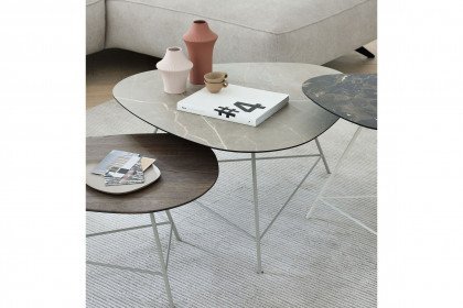 Nara von Musterring - Couchtisch lugano light/ Metall grau