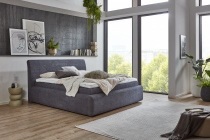 Perla-Dream von Tidur - Boxspringbett Alvaro dark grey