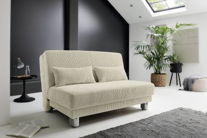 Gina von Sofa-Team - Schlafsofa 140 ecru