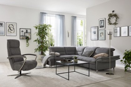 MR 1390 von Musterring - Ecksofa Variante links grey