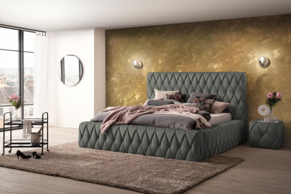 Arian Deluxe von DONE.® - Polsterbett in Anthracite