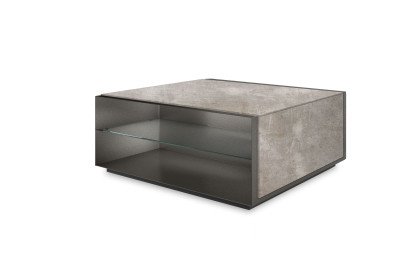 Vinci von LEONARDO Living - Couchtisch Metall mit Keramikapplikationen