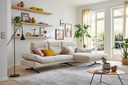 MR 2795 von Musterring - Ecksofa Ausführung rechts ivory