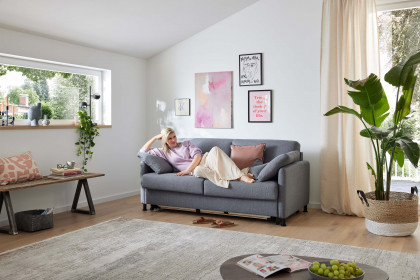 MR 700 von Musterring - Schlafsofa grau