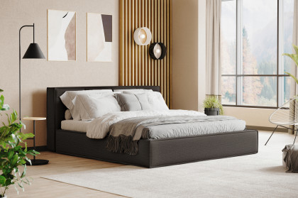 Milano II von COTTA - Polsterbett graphite